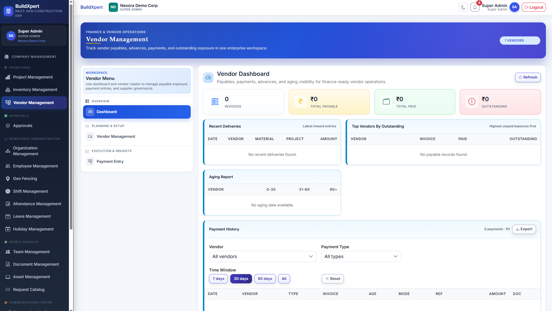 Strategic Vendor Relationship & Performance Dashboard