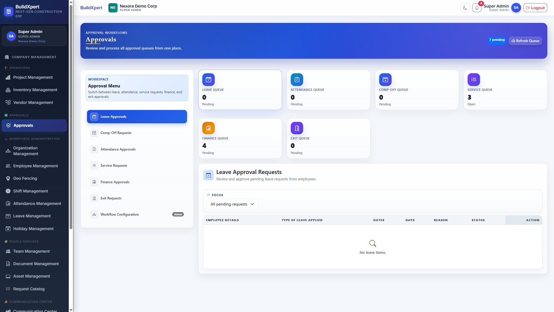 Unified Enterprise Approval Center & Workflow Engine
